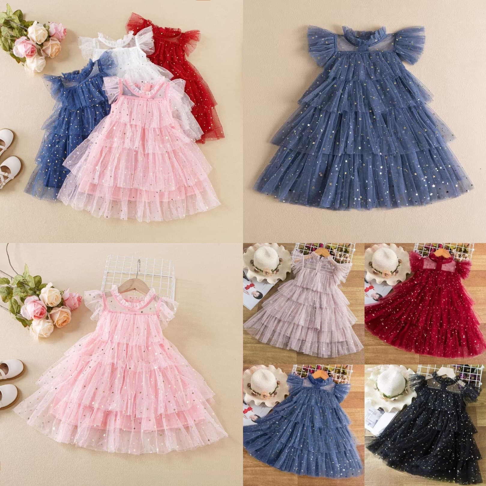 Girls' dresses and children's dresses girls summer dresses baby dresses