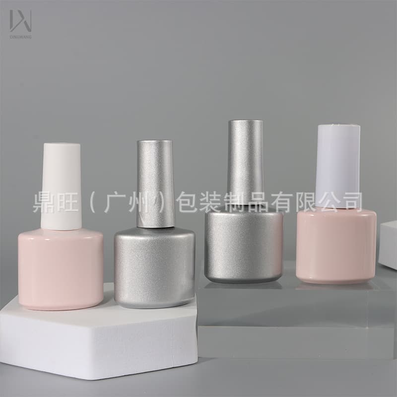 11ml empty bottle of nail polish glue, empty bottle of nail polish glue, refillable bottle, customized LOGO color nail polish refill bottle