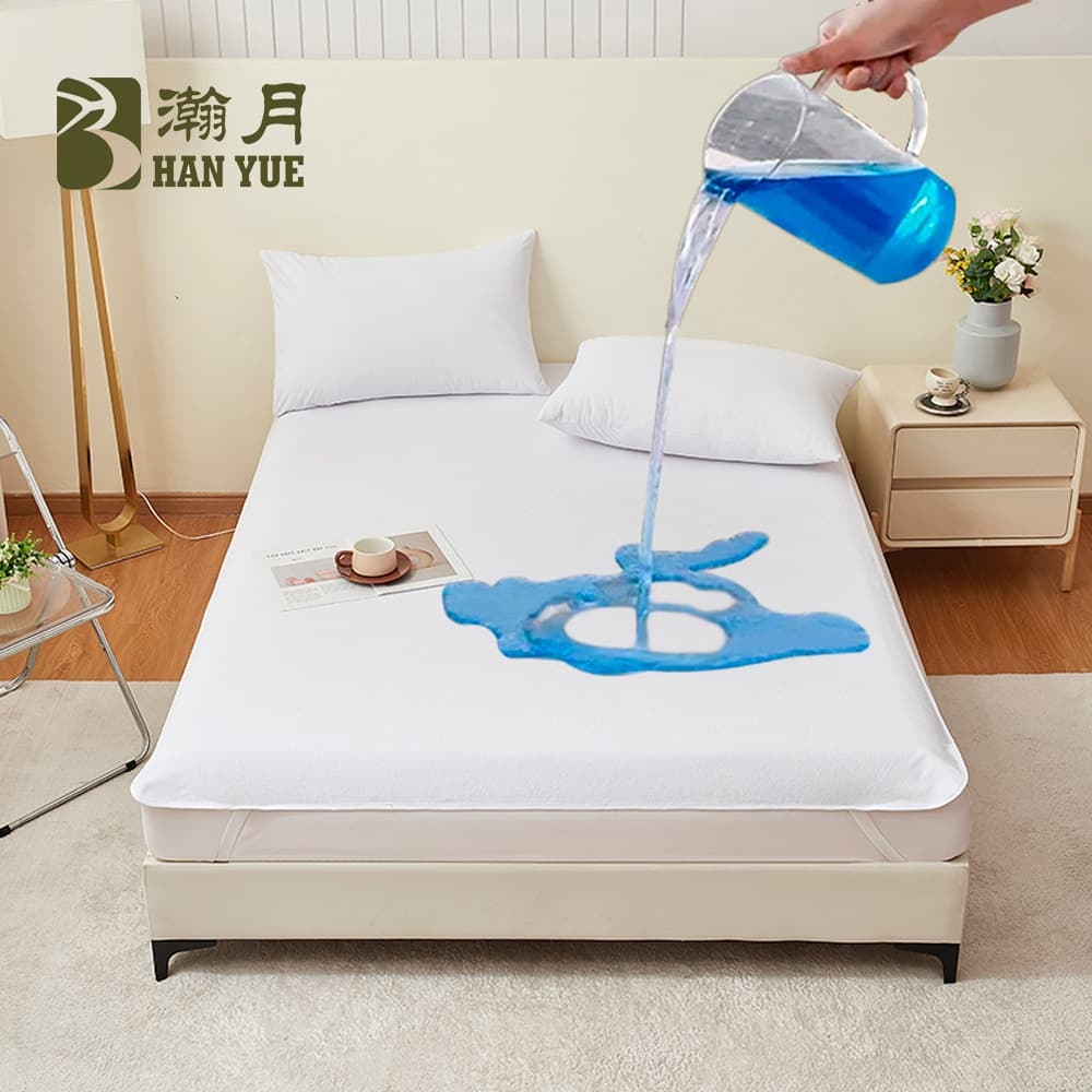 Cross-border Amazon Microfiber Towel Cloth Waterproof Bed Sheet Bed Cover Simmons Mattress Protective Cover Urine-proof Bedspread