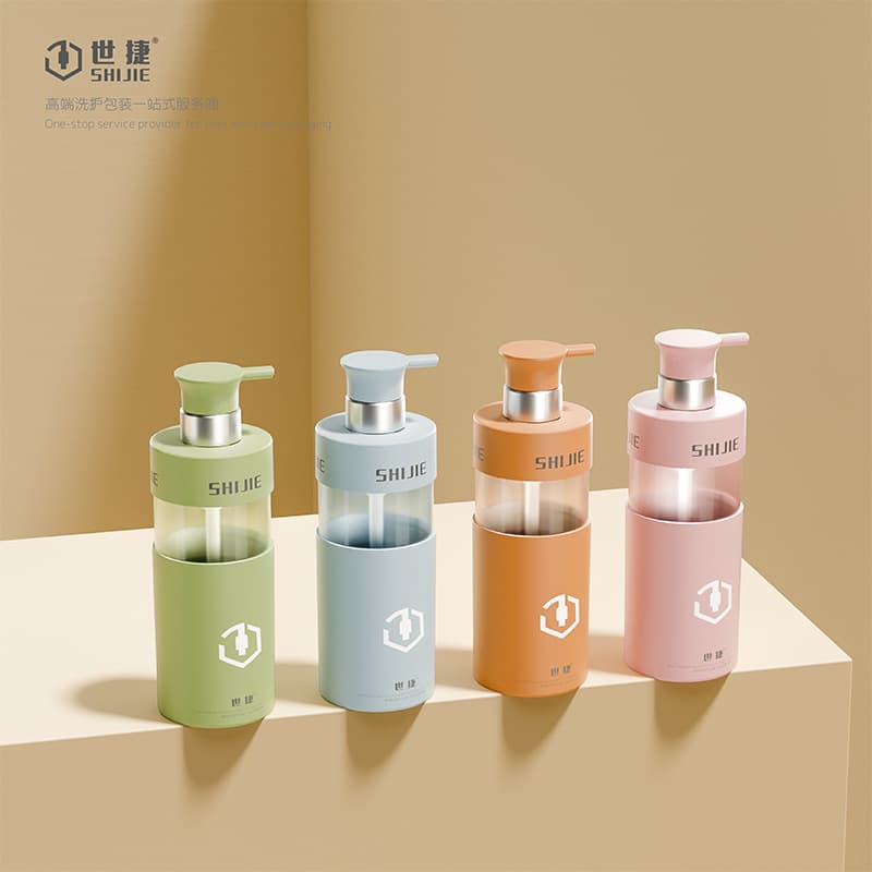 Shampoo plastic packaging customized conditioner bottle e-commerce hot model 100ml 500ml set bottle lotion bottle