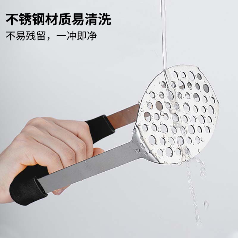 Amazon stainless steel potato masher, sweet potato masher, non-slip handle multi-function