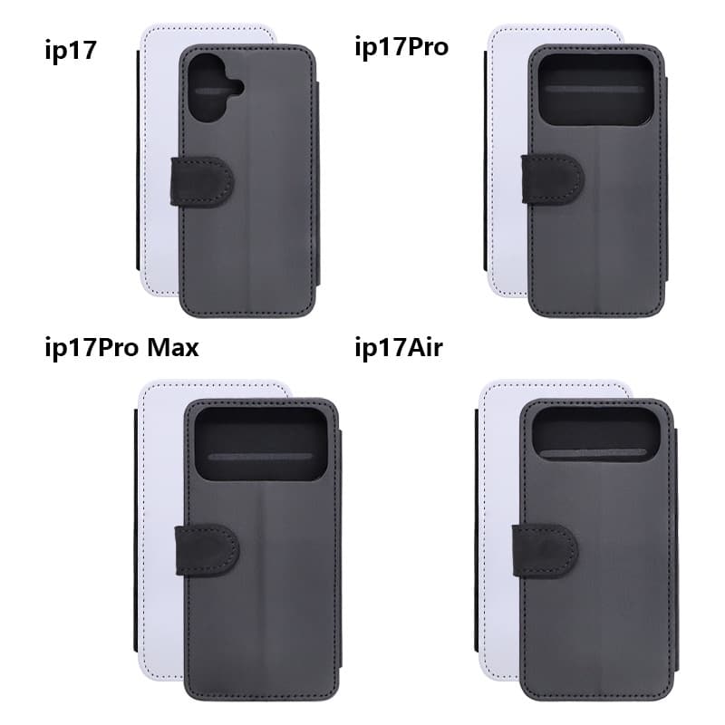 Blank Thermal Transfer Phone Case for iPhone 17, DIY Sublimation Leather Protective Cover