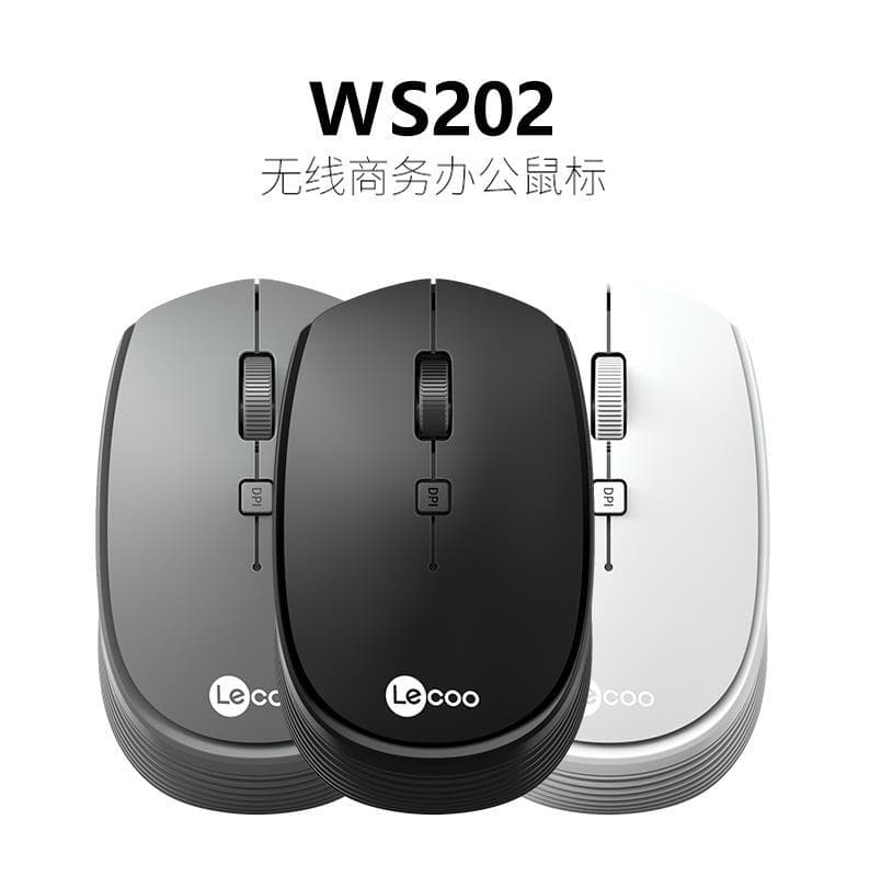 2.4G Wireless Mouse for Lenovo Laichi WS202 Laptop, Business Office Home Gaming Mouse