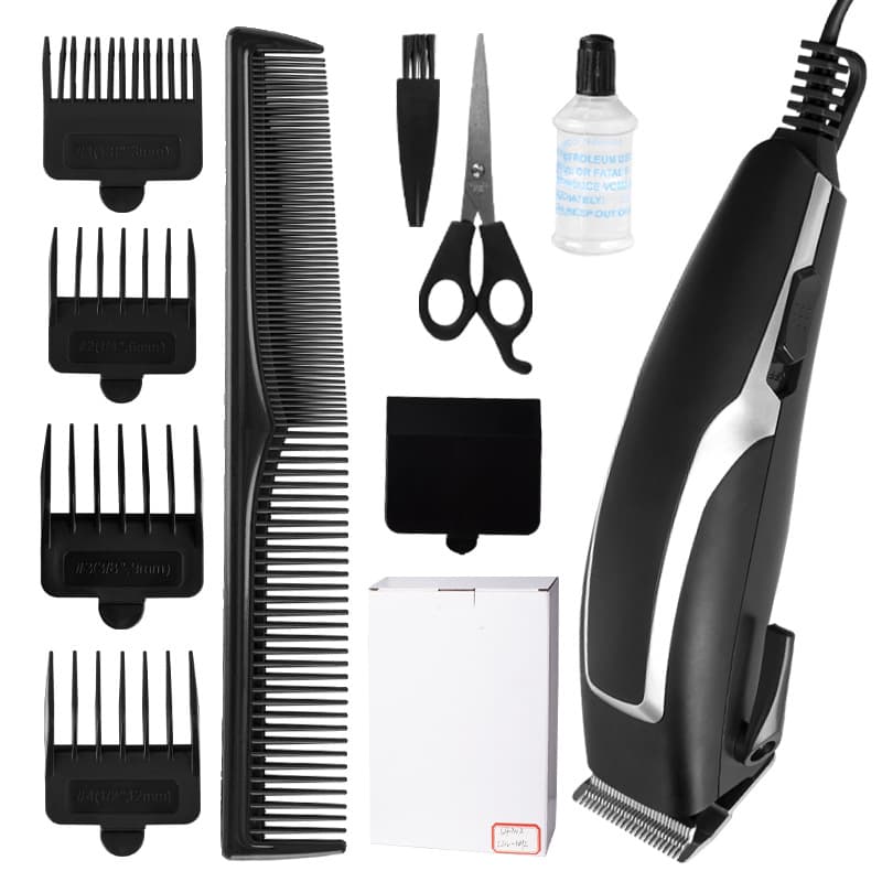 Corded Electric Hair Clipper Cross-Border High-Power Barber Clipper with Special Blade Head, Universal Corded Electric Hair Trimmer