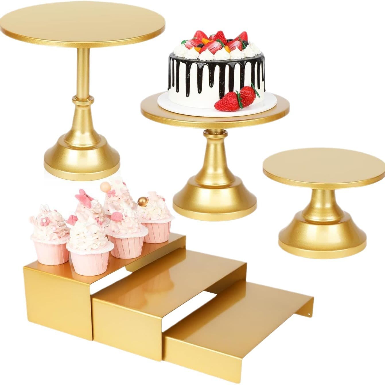 Creative Wedding Iron Art Dessert Stand Buffet Cold Food Tea Display Gold Dessert Table Cake Stand Fruit Tray