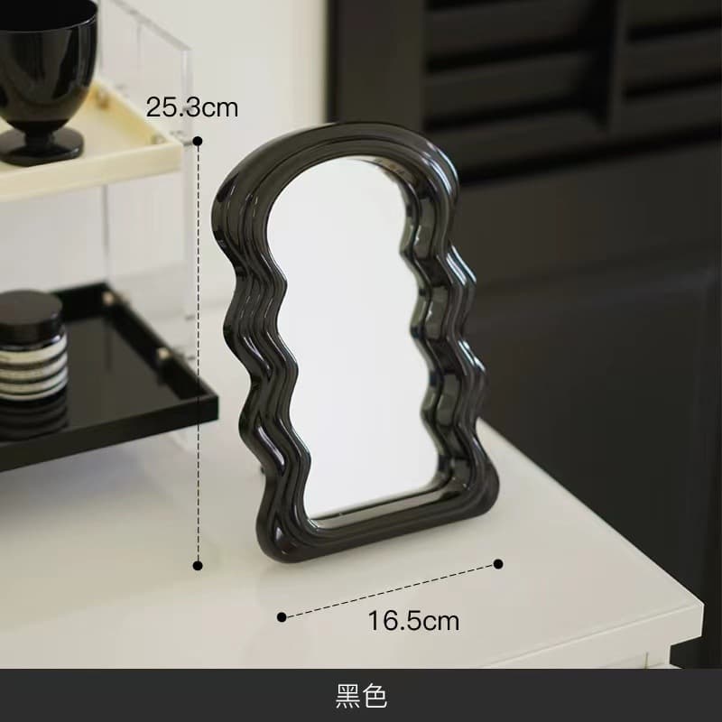 Factory direct sales of dressing table mirrors, ins style, French and Nordic minimalist makeup mirrors, home desktop decorations.