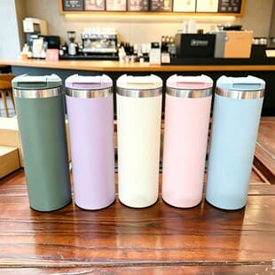 Stanley Style Straight Cup Insulated Mug 304 Stainless Steel Water Bottle High Appearance Portable Outdoor Ice Car Convenient