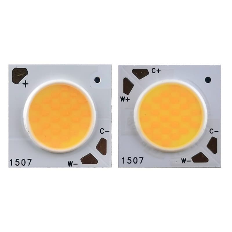 Dual-Color COB LED Chip 36V Tri-Color Bridgelux Chip 3/4-Wire Dimming & Color Tuning High CRI LED Track Light Source