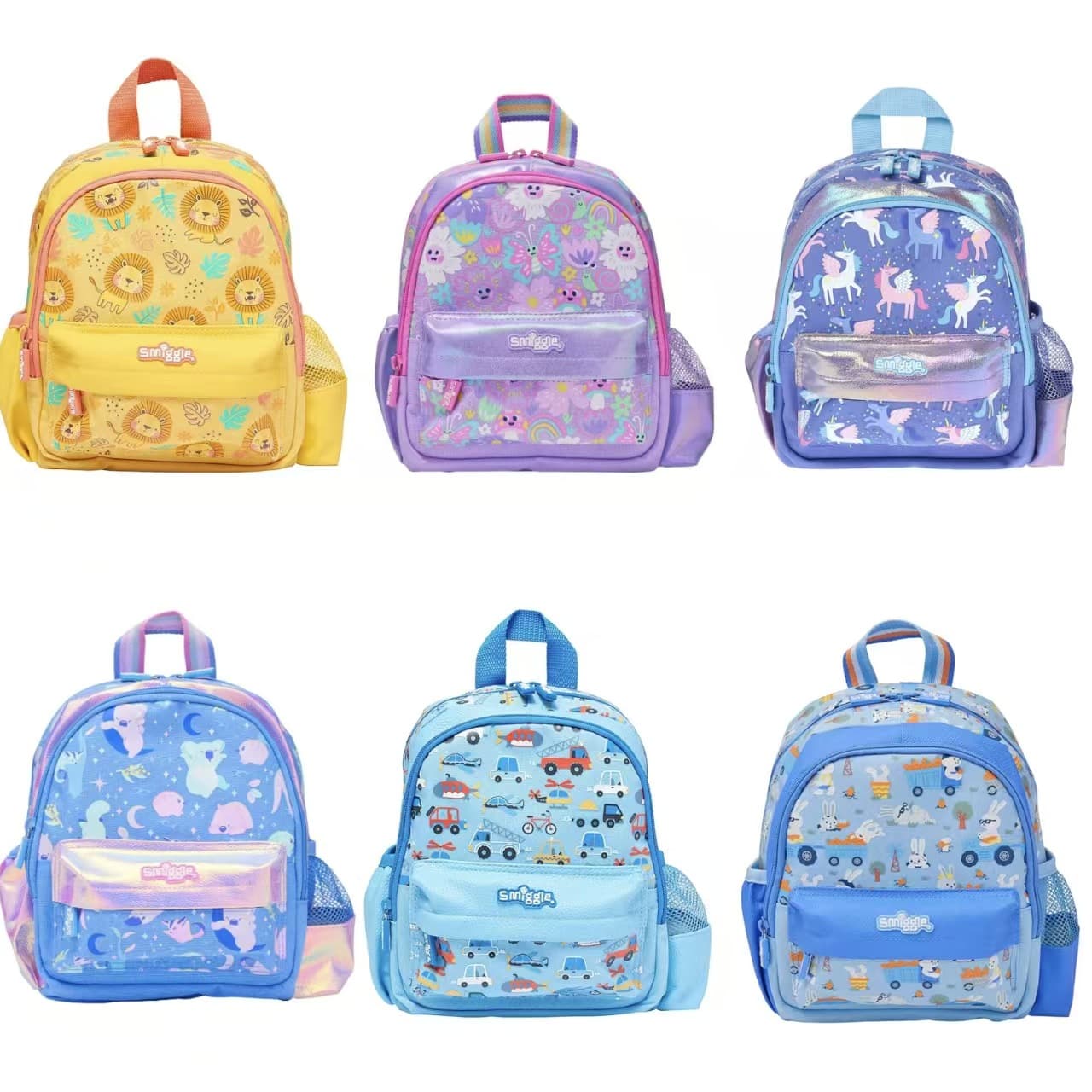 Australian Smiggle Small Backpack for Kindergarten Kids, Cute Card Backpack for 1-3 Year Old Toddlers