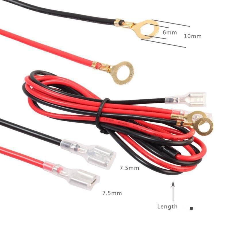 Fuse wire with cigarette lighter female connector
