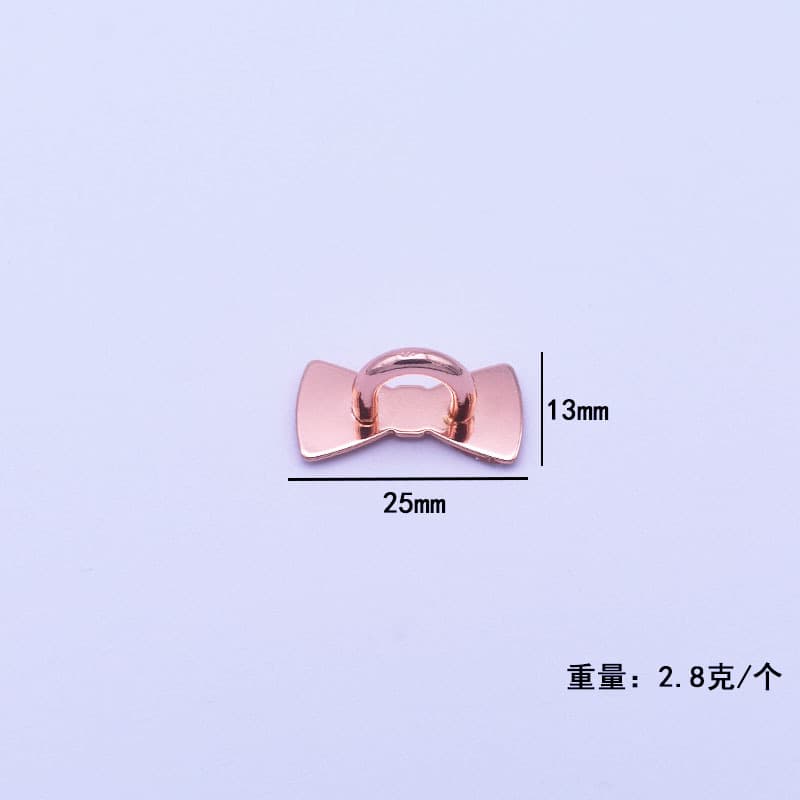 Tassel Pendant Base Metal Glossy Heart Clip DIY Phone Case Accessory Butterfly Hook with Adhesive