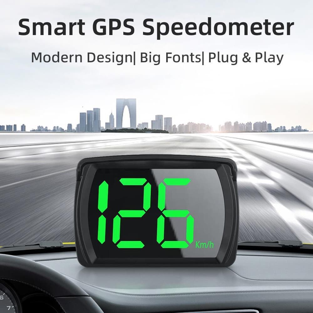 [Cross-border] New Car HUD Head-Up Display Universal GPS Speedometer HUD - Cross-border Exclusive