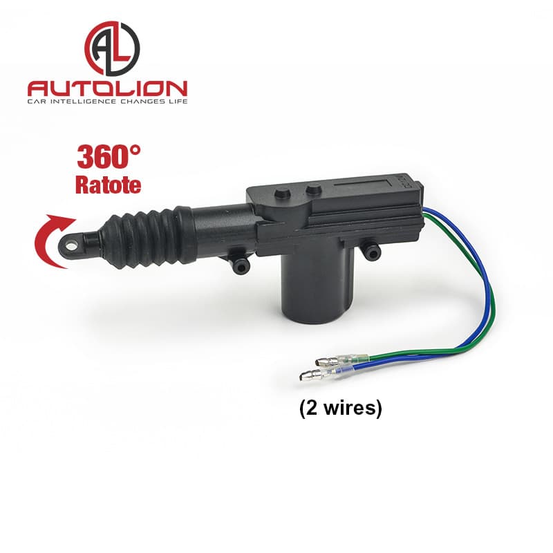 Factory wholesale high-quality automotive central locking 2-wire motor locker, universal 12V 2-wire automotive pistol-type central locking system.