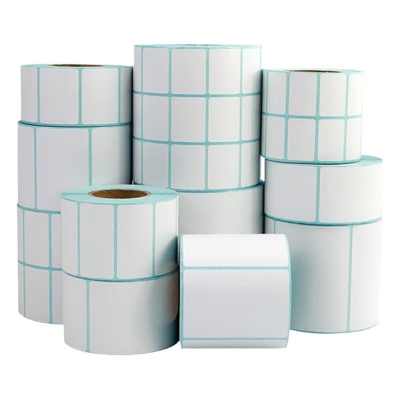 3-Proof Thermal E-Packet Label Paper 60/100 Adhesive Electronic Scale Printing Paper Cross-Border Barcode Paper Thermal Paper