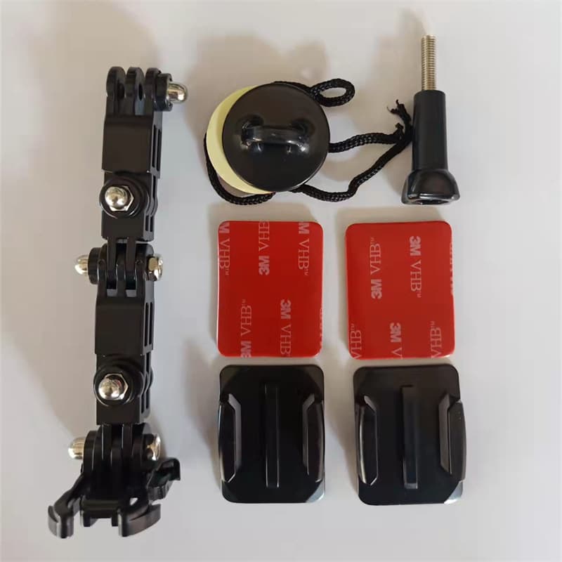 GoPro 10 Yi 4k DJI Camera Motorcycle Helmet Chin Fixing Bracket Long Screw Base
