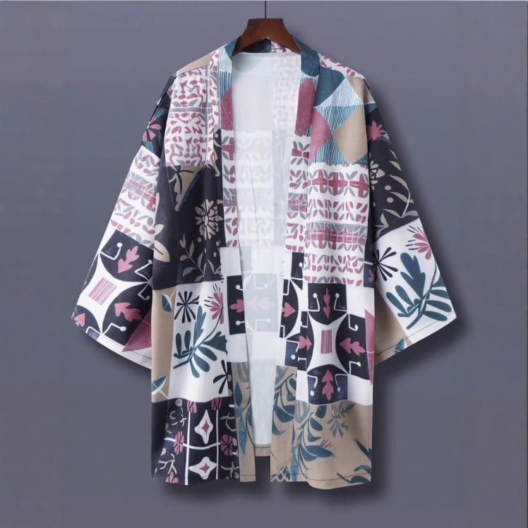 Kimono Cardigan European-American Street Cool Cape Outerwear Vacation Sun Protection Outer Layer Loose Casual Jacket Shirt