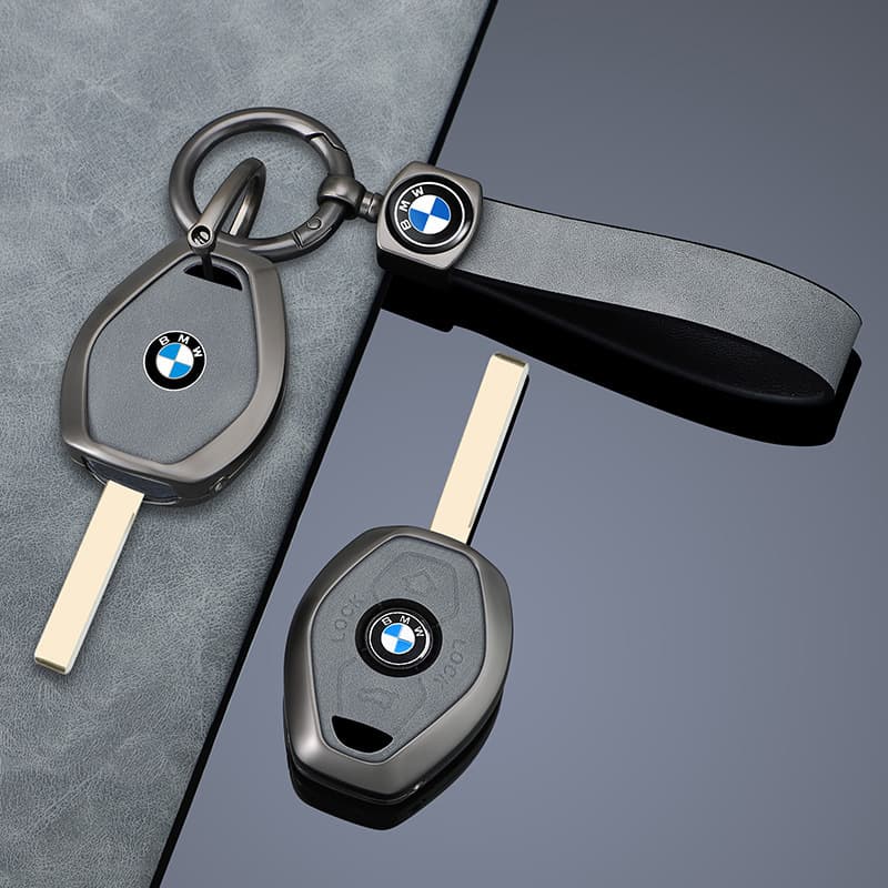 Compatible with BMW Old Model Flat Key Case for X3, 5, Z3, 4, 3, 5, 7 Series E38 E39 E46 E83 Car Key Cover