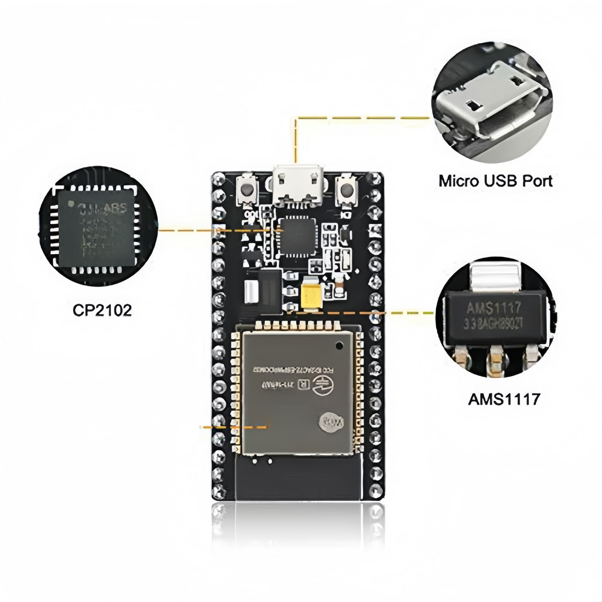 NodeMCU-32S Lua WiFi IoT Development Board Serial WiFi Module Based on ESP32