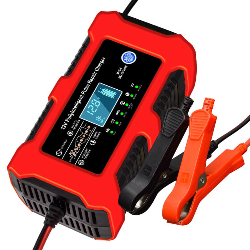 12V10A Car And Motorcycle Battery Charger High Power Efficient Charging Device for Vehicle Batteries CE FCC ROHS Certified