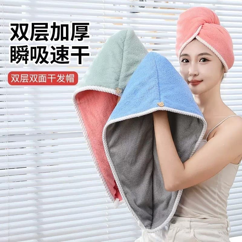 Hair Drying Towel Super Absorbent Quick-Dry Extra Large Extra Long Hair Towel New One-Piece Long Hair Bath Towel Women Hair Wrap Towel