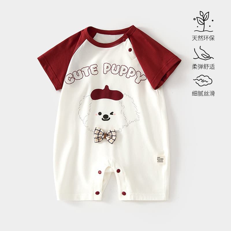 Anyang Baby Infant Summer Modal Short Sleeve Air Conditioning Romper Seamless Baby Bodysuit Drop Shipping