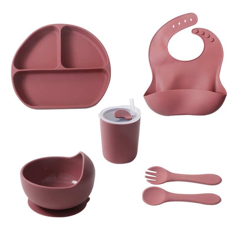 Best-selling Baby Plate Set, Food-Grade Silicone Feeding Bowl for Infants, Kids Feeding Utensils Wholesale