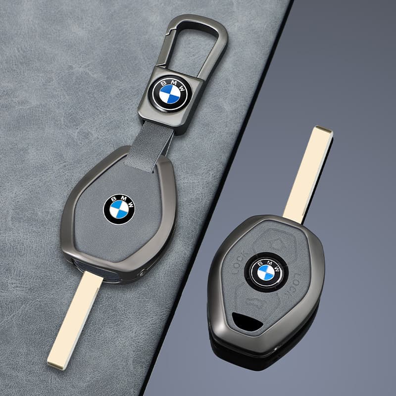 Compatible with BMW Old Model Flat Key Case for X3, 5, Z3, 4, 3, 5, 7 Series E38 E39 E46 E83 Car Key Cover