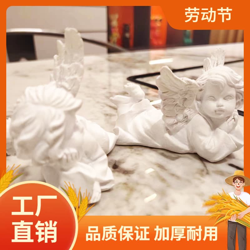 Cross-border Internet celebrity retro bedroom desktop plaster mini ins statue art living room angel sculpture approved ins style