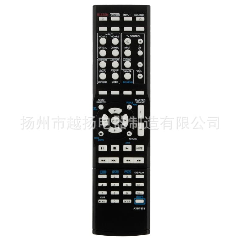 Compatible with Pioneer Amplifier Remote Control AXD7578 Pioneer Surround System HTP-SB300
