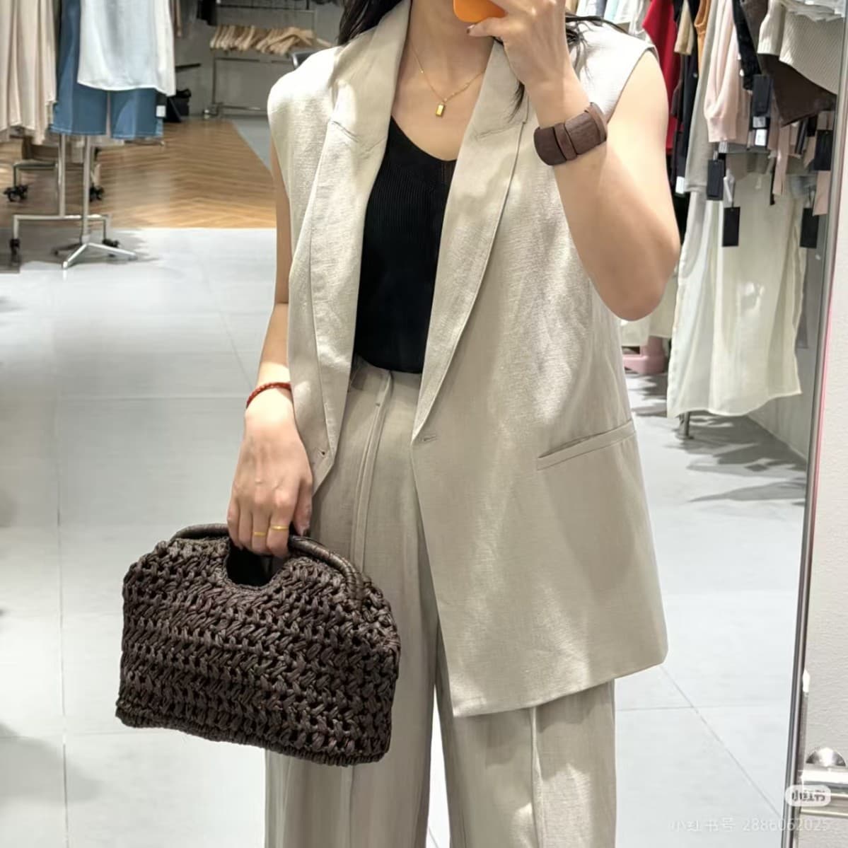 New Women's Handheld Straw Bag, Stylish Commute Woven Handbag, Premium Evening Clutch Bag
