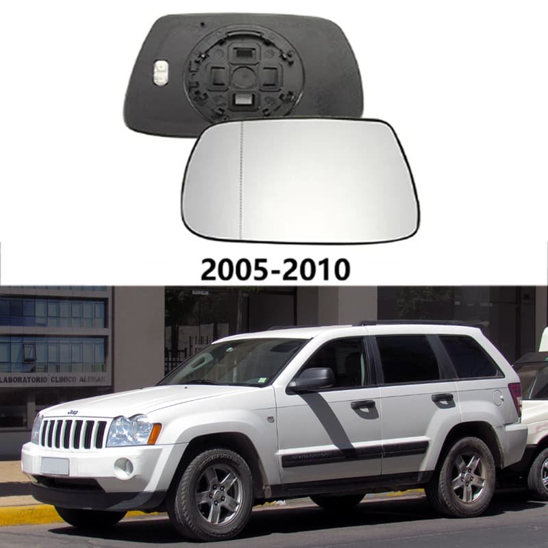 Compatible with 2005-2010 Jeep Grand Cherokee Rear View Mirror Glass