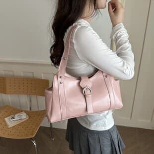 Cross-Border Fashion 2026 New Women's Shoulder Bag Simple Underarm Bag Versatile Large Capacity Handbag Light Luxury Women