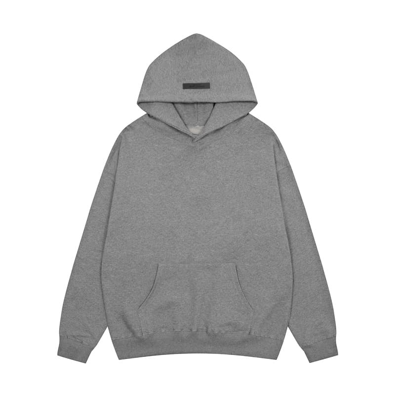 2026 Fall New Front and Back Flocked Letter Double-Line High-Street Hoodie Unisex Couples Sweatshirt Wholesale
