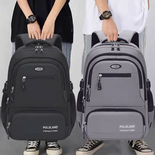New High School Student Backpack Large Capacity Waterproof Middle School College Travel Bag Laptop Crossbody Backpack