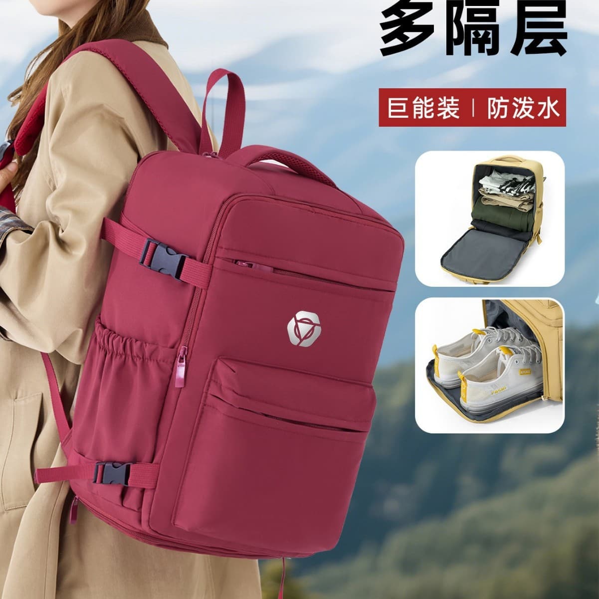 Travel Backpack Budget Version Wizz Air easyJet Backpack Extra Large Lightweight Multi-Purpose Luggage Backpack for Women