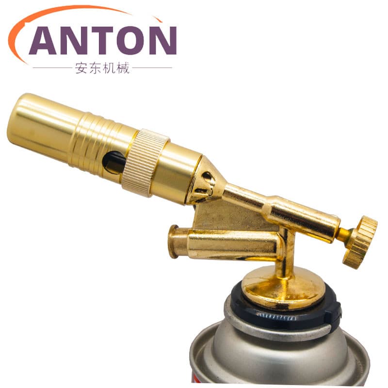 Flame Torch Gun for Burning Pig Hair, Portable Handheld Cartridge-Type Blow Torch, Welding Torch Lighter, Copper-Plated Nozzle