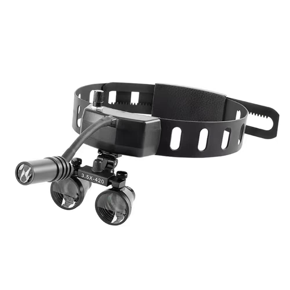 Dental magnifying lens wearable magnifying glass medical beauty oral otolaryngology surgery orthopedic headband searchlight lighting
