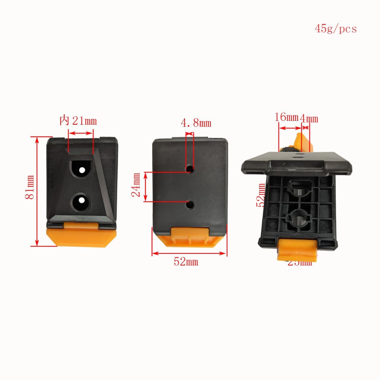 Quick-release waist bag buckle, toolbox bag storage fastener, quick-release backpack and schoolbag rope buckle accessories.