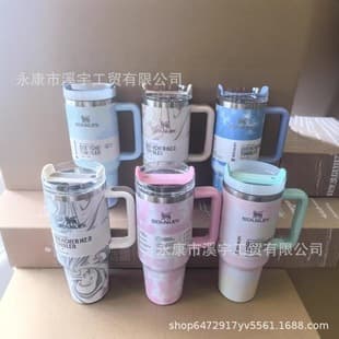 Hot Selling Amazon Stanley Cup Stanley 304 Stainless Steel Insulated Cup Large Capacity 40oz Car Cup