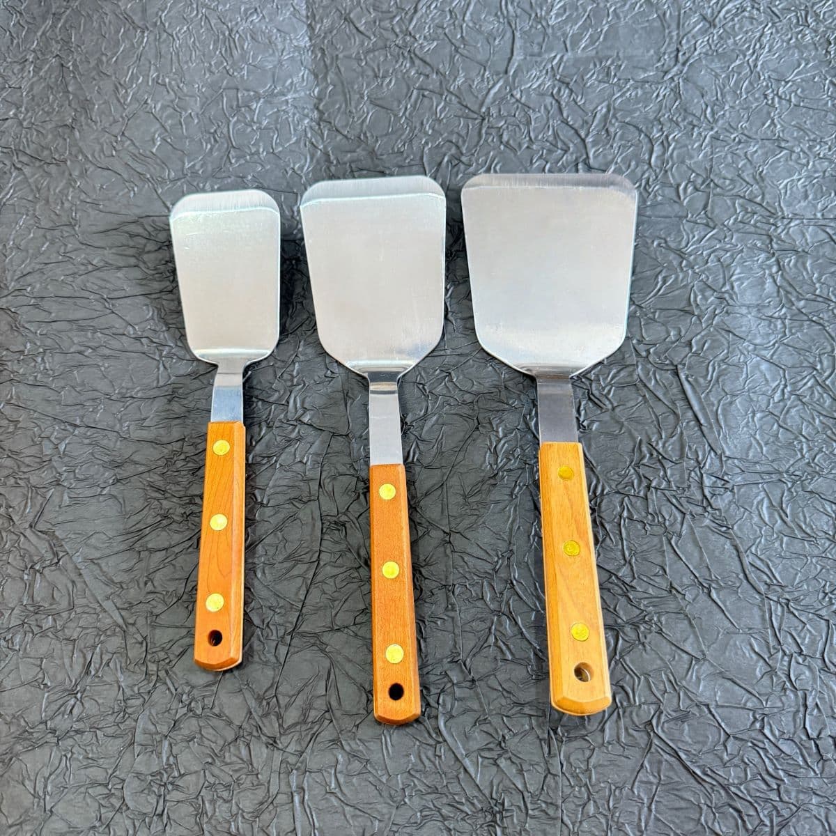 Factory Direct Teppanyaki Spatula, Pizza Peel, Naan Shovel, Stainless Steel Steak Turner, Multi-Functional Retro Pancake Tool