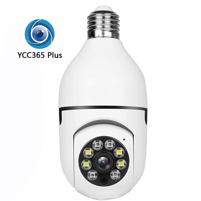 High Definition YCC365PLUS Lamp Head Yellow Man Monitor Remote Home Use Wireless WIFI Camera ABS PC Material Indoor Use