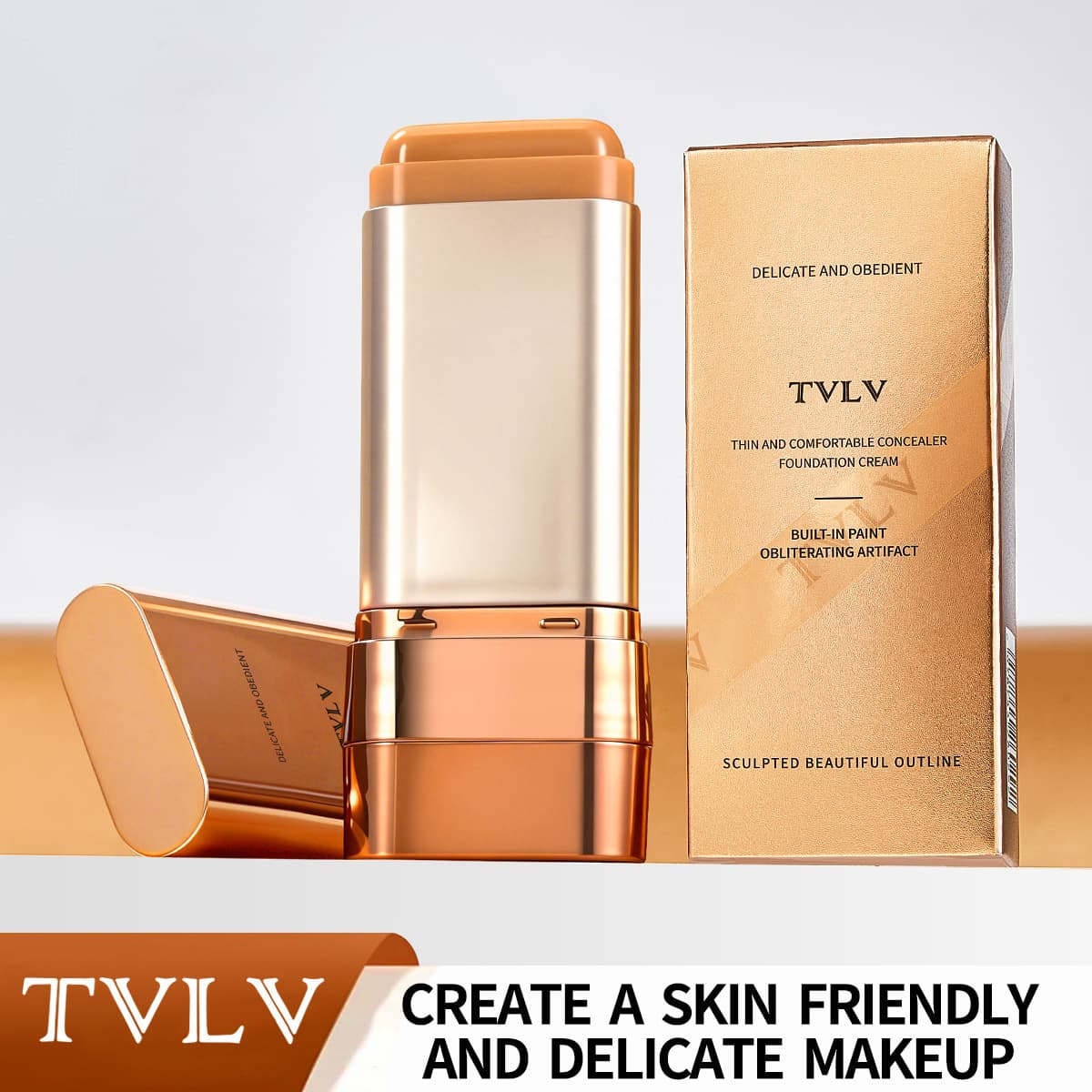 Cross-border TK popular TVLV thin and comfortable concealer foundation long-lasting makeup brightening natural clear EU cpsr