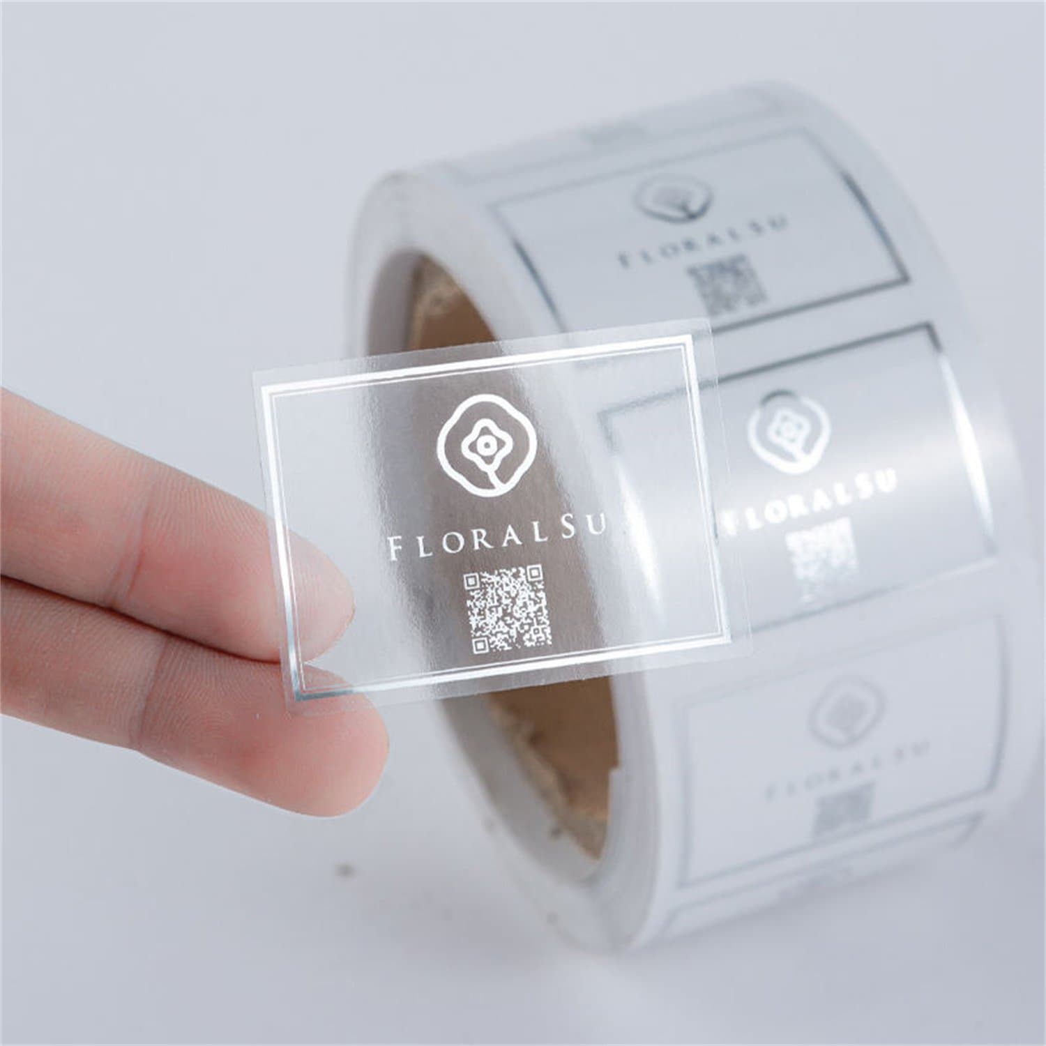 DZ tea cosmetics takeaway milk tea cup sticker digital printing color self-adhesive sticker trademark logo label