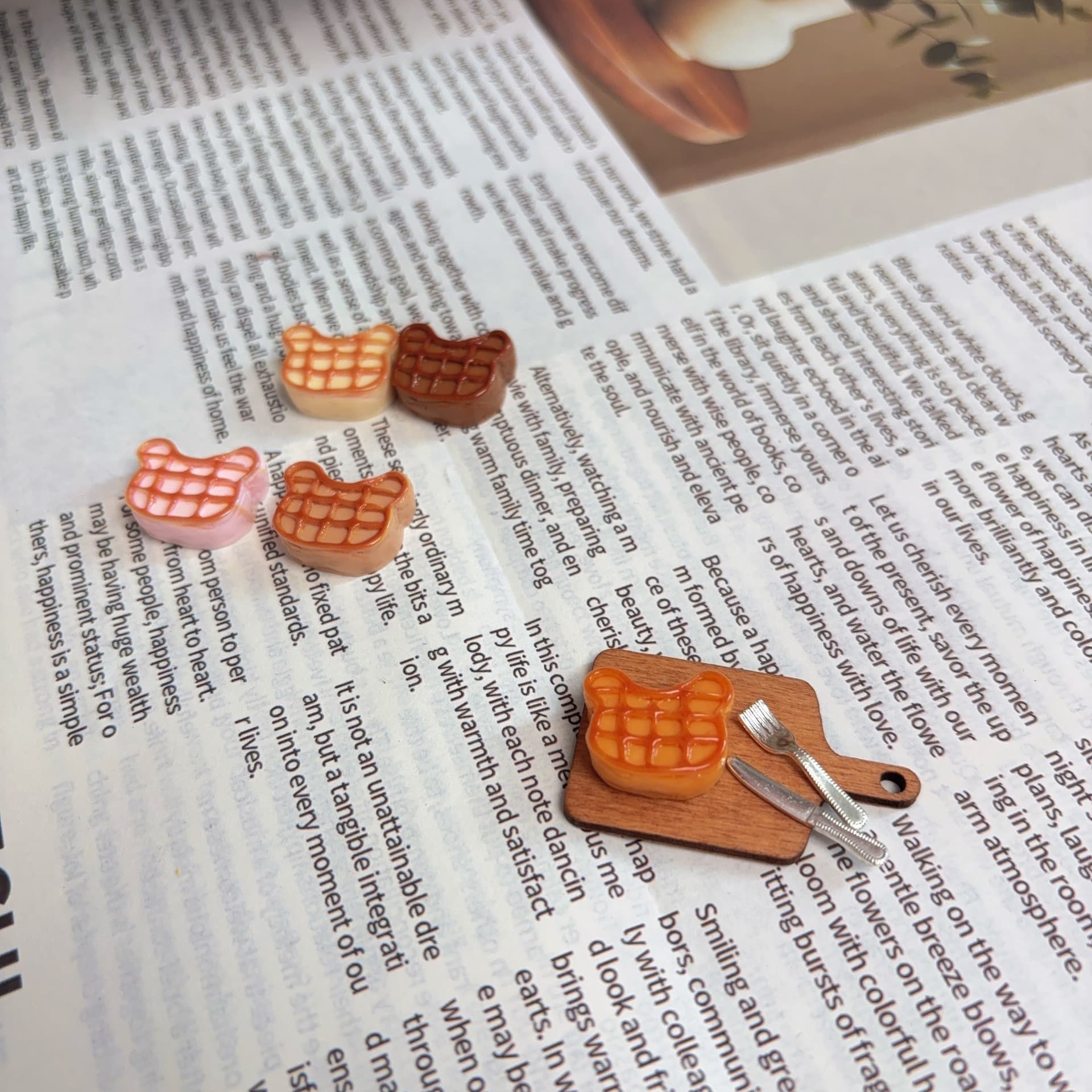 Miniature Steak Resin Accessories Phone Case Cream Glue Miniature Ornament Handmade Accessories Phone Case Hair Clip