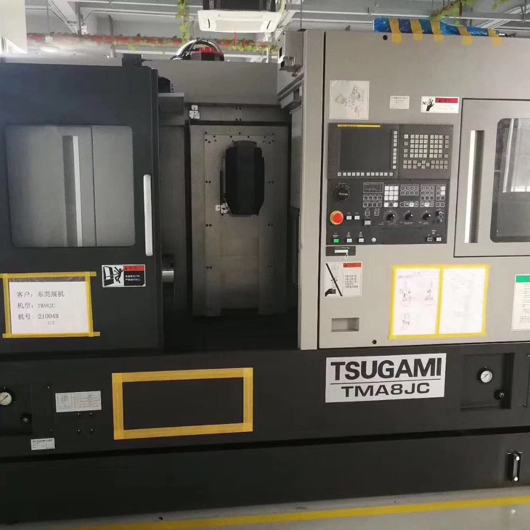 Turret CNC lathe, Tsugami M06J Tsugami turret tailstock lathe, Tsugami turret lathe.