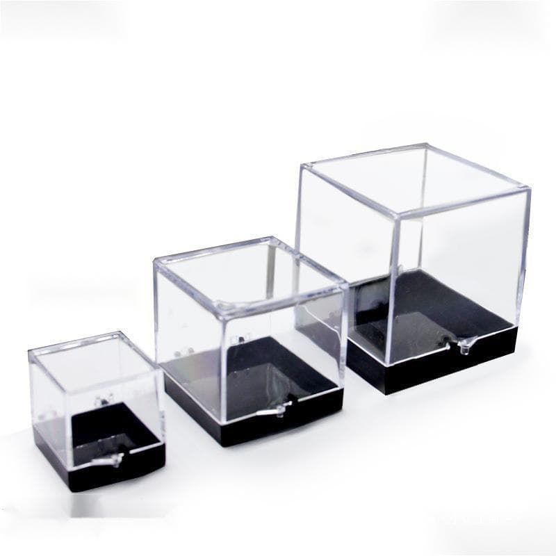Mine mark box, raw stone mineral specimen collection and display box, one-piece transparent plastic storage box to store wearing armor