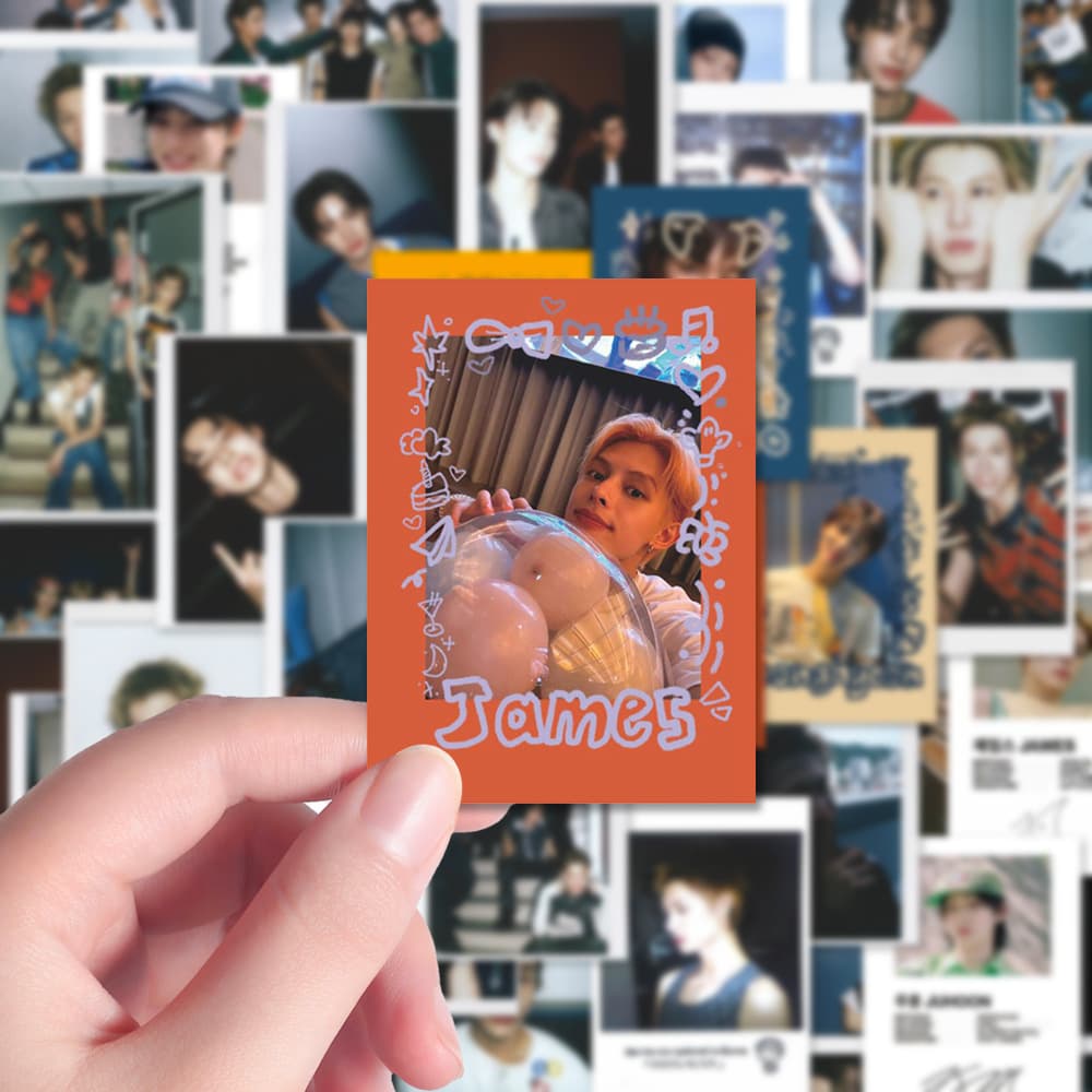 128 Photos of Popular Korean Entertainment Boy Group Cortis Fake Polaroid Martin Kim Coach Yan Sunghyun Ins Material Stickers