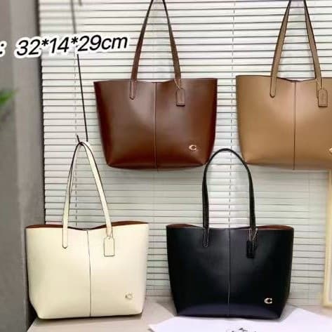 2025 New Koujia Oil Leather Large Tote Bag, Same Style as Banpo Women's Bag, Vintage Handbag Commuter Shopping Bag