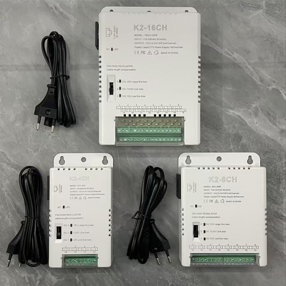 Adapters: 4-way, 8-way, 16-way