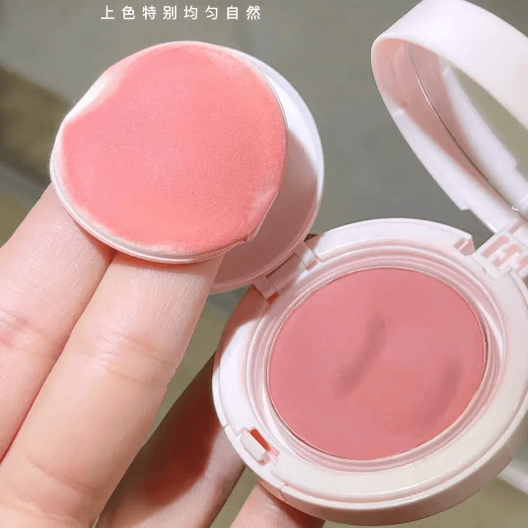 Best-selling Zibo Color Air Cushion Blush Cream with Potato Mud Texture, Matte Natural Color, Long-Lasting, Non-Powdery, Expanding Color Highlighter